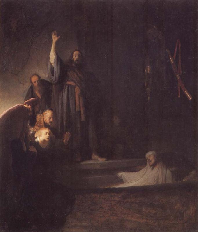 REMBRANDT Harmenszoon van Rijn The Raising of Lazarus oil painting picture